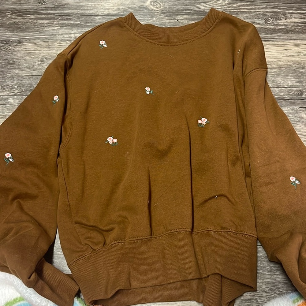 Reflex, brown long sleeve, Size Large